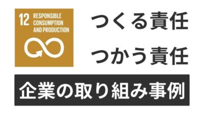 sdgs12.つくる責任つかう責任への企業の取り組み事例と国連の情報まとめ