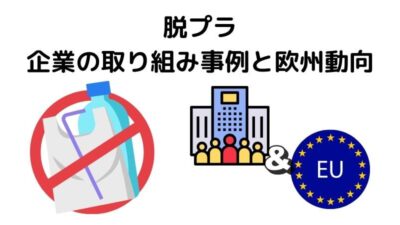 脱プラスチックに取り組んでいる企業と欧州動向【環境保護に関する計画や規制をEUの現地サイトで調査】